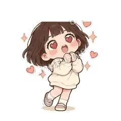 好帅 - 奶茶少女表情