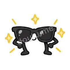 我很自信 - 酷盖小墨镜表情