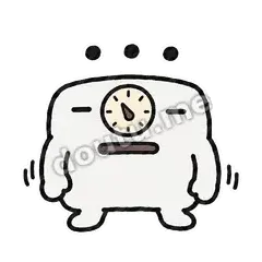 无语 - 崩溃体重秤表情