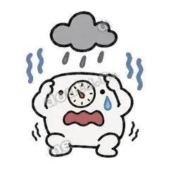 我太难了 - 崩溃体重秤表情