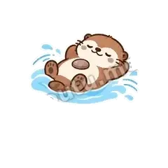 随波逐流 - 小海獭表情