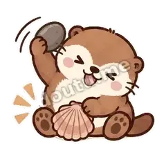 敲敲敲 - 小海獭表情