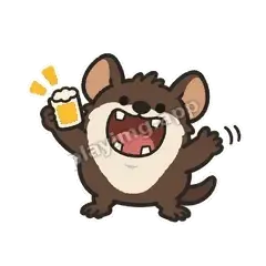 出来喝点 - 吵完小袋獾表情