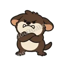 不去了獾 - 吵完小袋獾表情