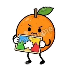 这边有缺口 - 橘子雷达表情