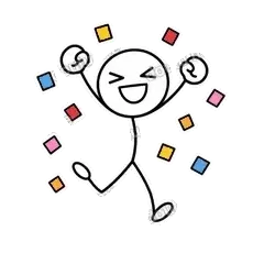 太开心了 - 线条小人第二弹表情