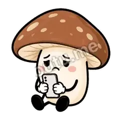 我也想被找 - 蘑菇静静表情