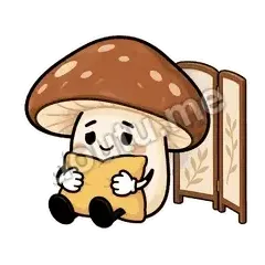 门先关一会 - 蘑菇静静表情