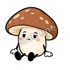 坐着发会呆 - 蘑菇静静表情