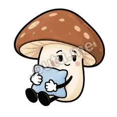 菇且独处 - 蘑菇静静表情