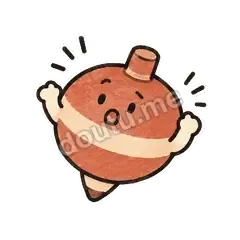 不会吧 - 晕晕小陀螺表情