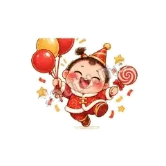儿童节快乐 - 节日祝福表情