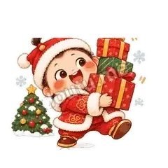 圣诞快乐 - 节日祝福表情