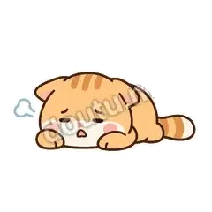 脑瓜歇菜 - 掉线傻猫表情