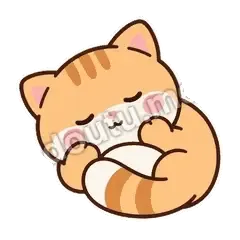 睡醒再笨 - 掉线傻猫表情