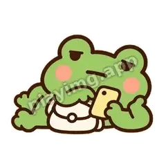 已读乱回 - 边框松松蛙表情