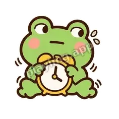 下班了没 - 边框松松蛙表情