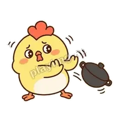 这锅不背 - 鹅黄小胖鸡表情