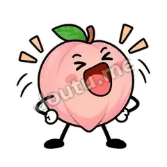 哈哈大笑 - 桃桃开溜第二弹表情