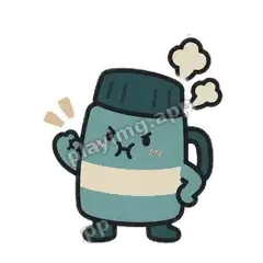 打你啊 - 盖紧保温杯表情