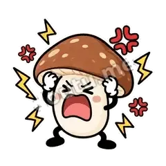 抓狂 - 蘑菇静静第二弹表情