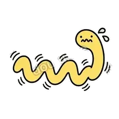 有点慌 - 打结小蛇表情