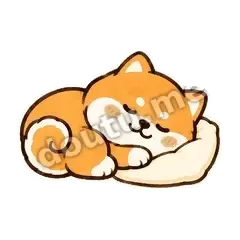 睡觉觉 - 小柴犬表情