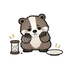 白蹲了 - 吃瓜小猹表情