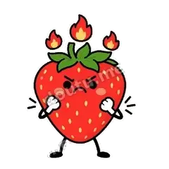 火冒三丈 - 草莓甜豆第二弹表情