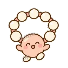 珍珠串串奶油手绘版