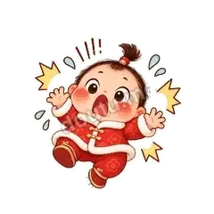 被吓到 - 节日祝福第二弹表情