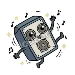 嗨翻天 - 蹦迪小音箱表情