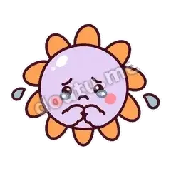 有点委屈 - 小太阳暖暖表情
