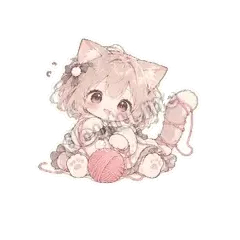 玩毛线 - 猫猫女孩表情