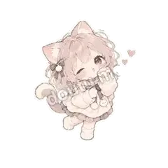 爱你喵 - 猫猫女孩表情