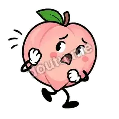 趁没点到我 - 桃桃开溜表情