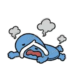 懒得动 - 人字拖表情
