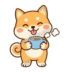 注意身体 - 奶油小柴犬表情