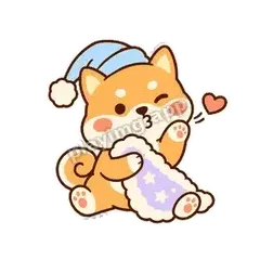 晚安啵啵 - 奶油小柴犬表情