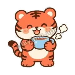 注意身体 - 橘团小布虎表情