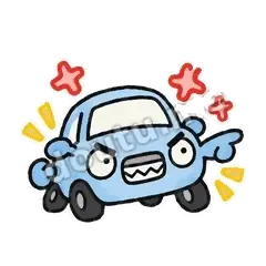 你给我等着 - 堵车小汽车表情