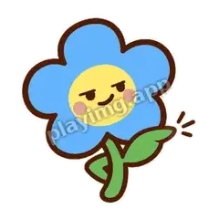 蓝花嘲讽 - 边框静静蓝花表情