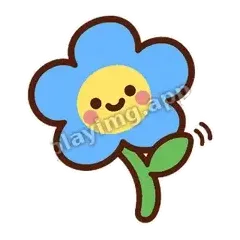 靠近一点 - 边框静静蓝花表情