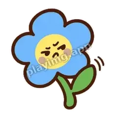 蓝花嫌弃 - 边框静静蓝花表情