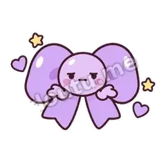 也行 - 蝴蝶结小结表情